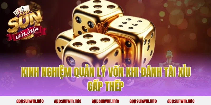 Kinh Nghiệm Quản Lý Vốn Khi Đánh Tài Xỉu Gấp Thếp